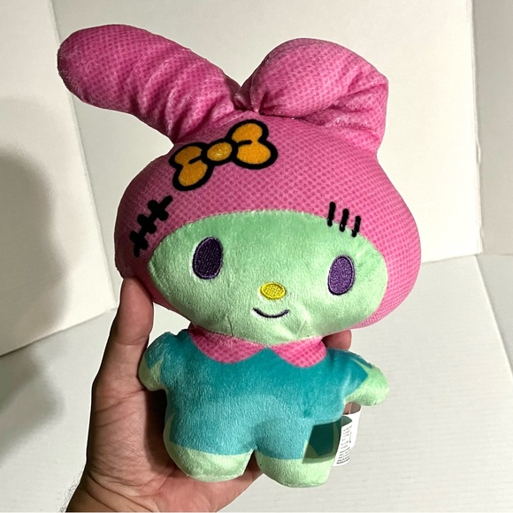 Hello Kitty & Friends Halloween 2024 Frankenstein My Melody 8" Plush NWT Sanrio - Picture 9 of 12